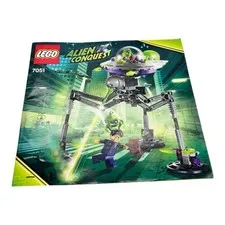 2011 Lego Alien Conquest 7051 Instructional Manual Only