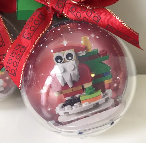LEGO x Target Collab Christmas Ornament Santa Exclusive Brand New Sealed