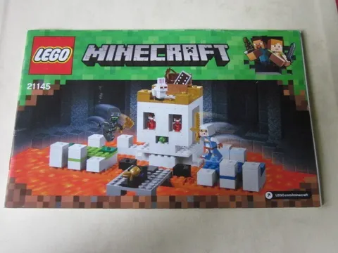 Lego Instructions N Minecraft 21145