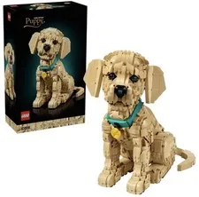 LEGO Icons Golden Retriever Puppy Building Set for Adults Ages 18+ New
