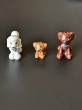 LEGO Friends Set of 3 Dogs Puppies White Brown Tan Puppy Dogs