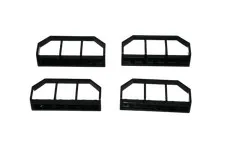 4 Lego® TRAIN Railway 9V RC Balustrade Handrail 6x1 BLACK