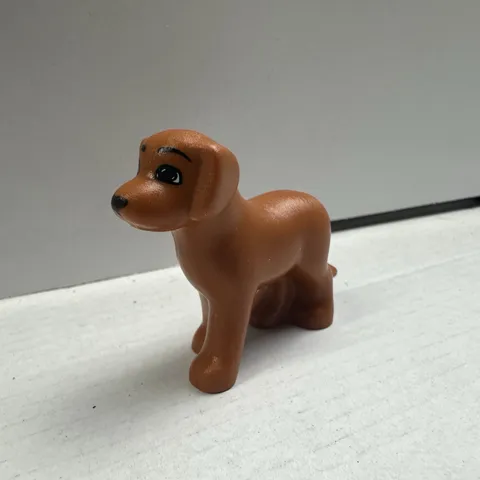 Lego Dog 6201 Dark Orange Set 7583 Printed Eyes Great Condition FAST SHIPPING
