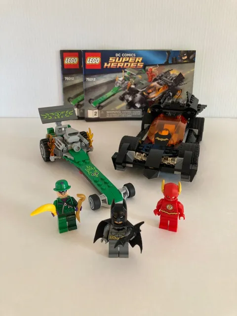 LEGO 76012 DC: Batman: the Riddler Chase COMPLETE w/ MiniFigs/Manual.  NO BOX