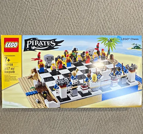 LEGO Pirates Pirates Chess Set 40158 857pcs 7+ Chess Game Box