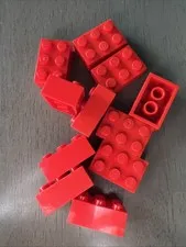 LEGO 3002 Red Brick 2 x 3 - 11 Pieces Dented
