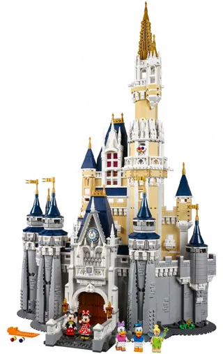 LEGO Disney: The Disney Castle (71040) Preowned w/ Manual NO BOX -REBRICKS
