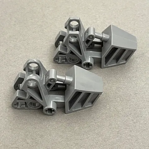 Lego Bionicle 32475 Toa Foot Dark Gray Replacement Parts Pieces Lot of 2