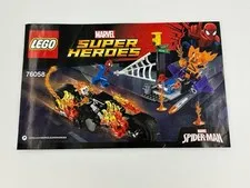 Lego Instructional Manual Only Super Heroes 76058