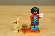 Authentic Toy Lego Minifigure Across The Multiverse 71050 Pavitr Prabhakar & Cat