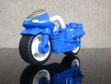 Lego Duplo Blue Wonder Woman Motorcycle Superhero Motor Bike Cycle