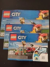 lego city booklets 1-3 for set 60214