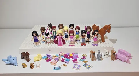 LEGO Friends Minidoll Minifigure Lot w/ Animals & Accessories 