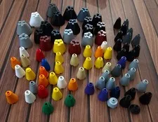 Lot of 83 LEGO Genuine Cones Various Sizes and Colors