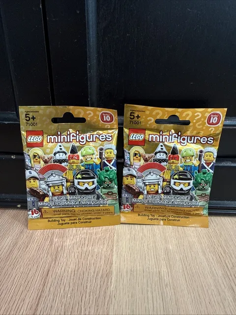 2 LEGO Minifigures Series 10 Blind Bags (SEALED)
