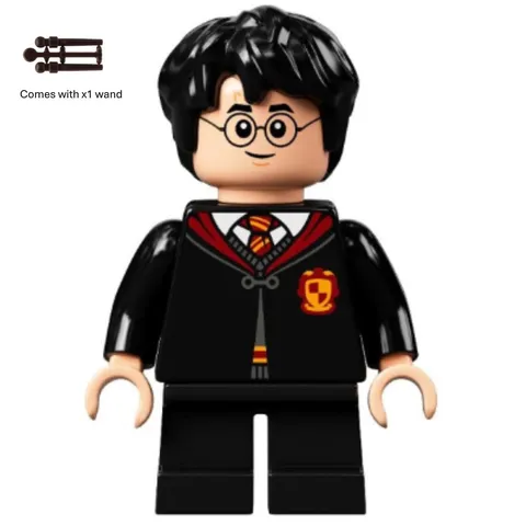 LEGO Harry Potter Minifigure hp281 Gryffindor Robe Clasped Wand New