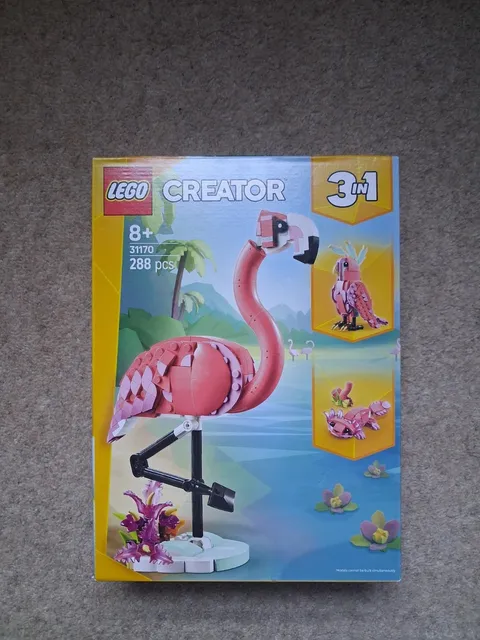 LEGO Creator 3-in-1 Pink Flamingo Building Set (31170) New sealed 
