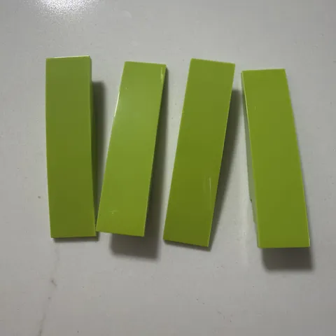 LEGO - NEW-#42918-LIME GREEN-SLOPE CURVED 8 X 2--4 PIECES