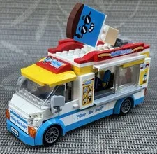 Lego City Ice-Cream Van Track Only 60253 Assembled. Incomplete. Pre Owned 
