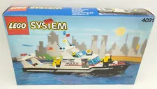 LEGO 4021 Police Patrol MIB NEW Vintage Classic Town Ship Police Boat