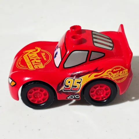 LEGO Duplo Disney Pixar Cars Lightning McQueen Red Race Car 95 Rust-eze 5813