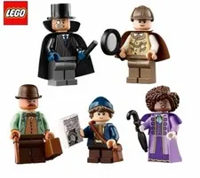 LEGO 10351 : The Sherlock Holmes Book Nook Minifigures Never Assembled