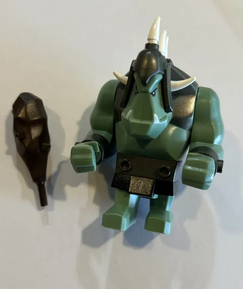 LEGO Castle Fantasy Era Troll cas364 Sand Green with Club - 7038