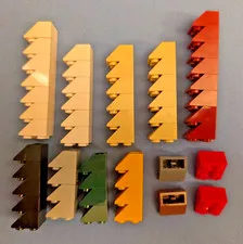 54 Lego pieces bricks -45 degree inverted slope, 2x2, #3660, assorted colors