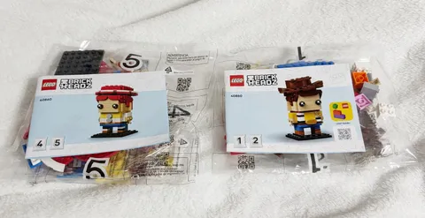 LEGO Brick Headz 40860, Toy Story Woody and Jessie Figures with Instructions