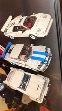 LEGO Race Cars Lot of 3 Built Vehicle Builds with stand
