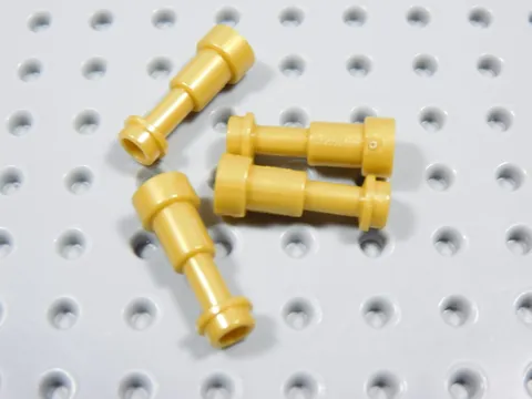 LEGO Lot of 4 Pearl Gold Spyglass Telescope Accessory Minifig BT