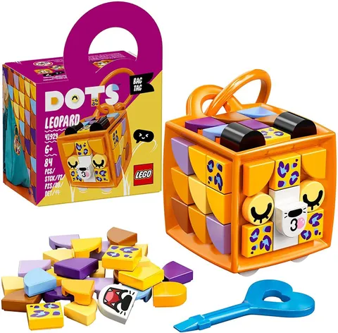 LEGO DOTS Bag Tag Leopard Accessories Set 41929