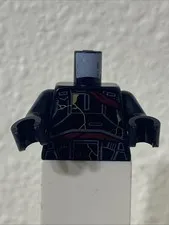 Death Trooper Torso – Dark Silver & Gold Crack Pattern