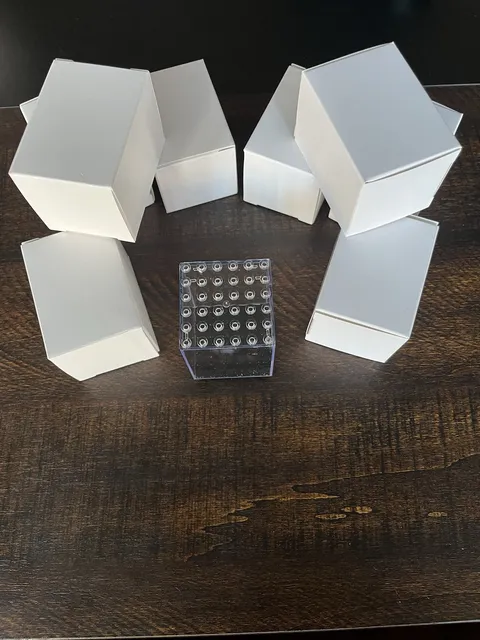 Lego Minifigure Display Cases Lot Of 9x Not Lego Brand