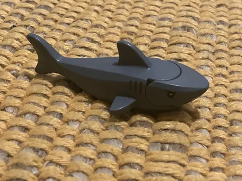 LEGO Shark Dark Bluish Gray 2547 Ocean Animal Toy Mini Figure