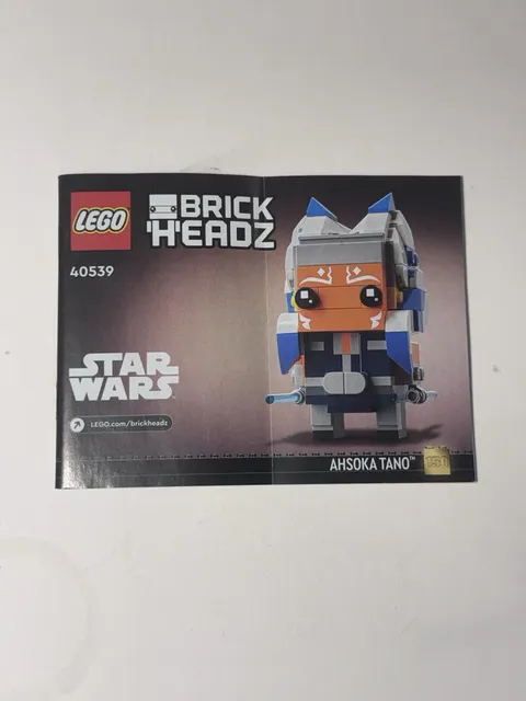 Lego BrickHeadz Star Wars Ahsoka Tano 40539 INSTRUCTIONS ONLY
