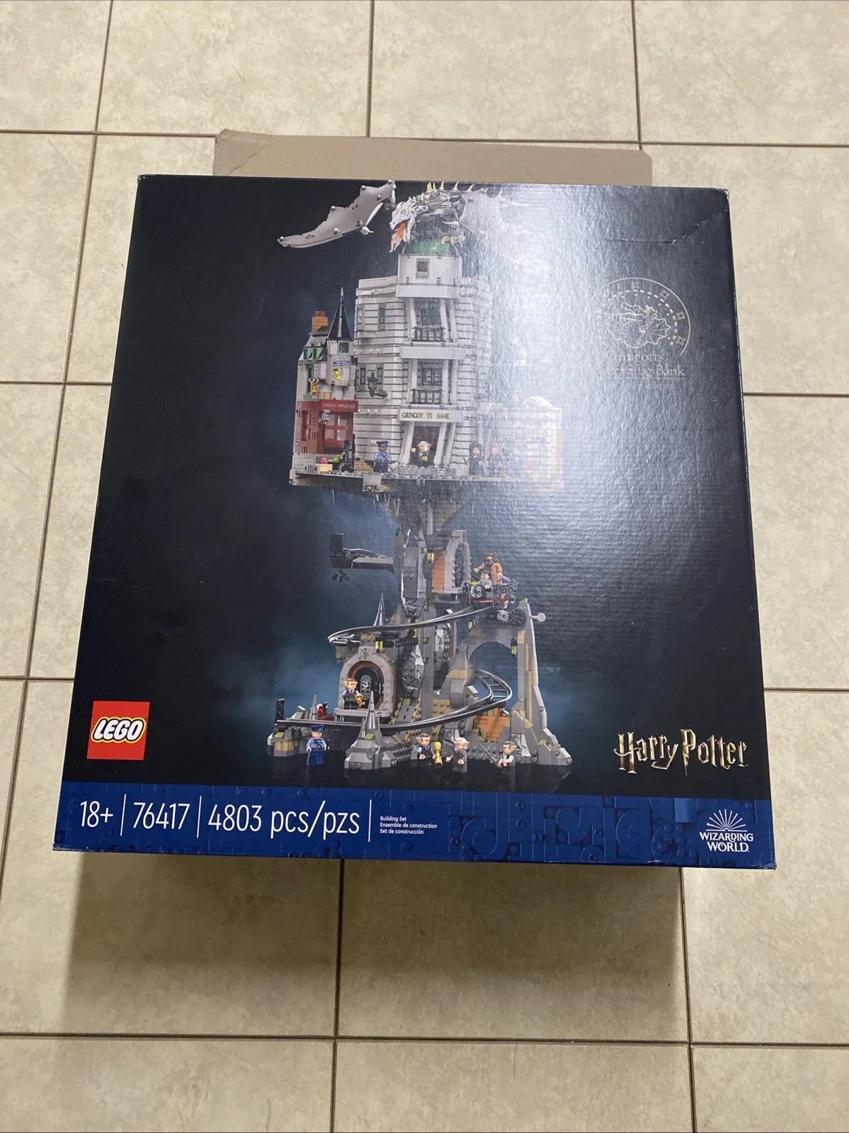 LEGO Harry Potter 76417 Gringotts Wizarding Bank EMPTY BOX ONLY! For Display!