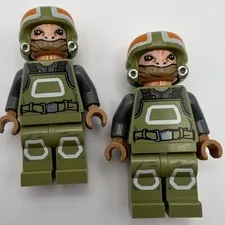LEGO Resistance Ground Crew Minifigure x2 75102 Poe's X-Wing Fighter Star Wars 