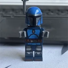 LEGO Star Wars Mandalorian Minifigure sw1163 Blue Helmet w/ Jetpack Backpack