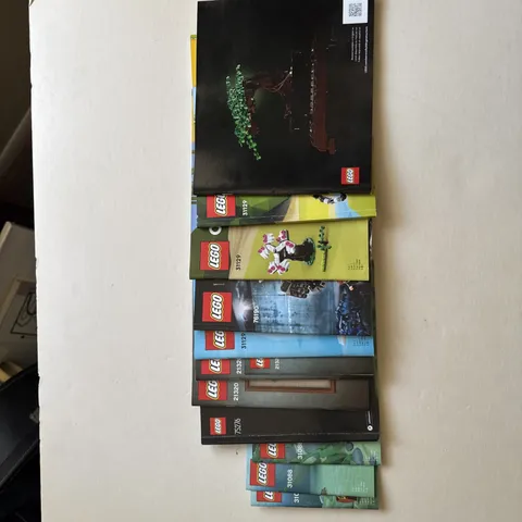 Lot of 12 LEGO Instructions Manuals. Assorted. Ideas, Star Wars, bonsai