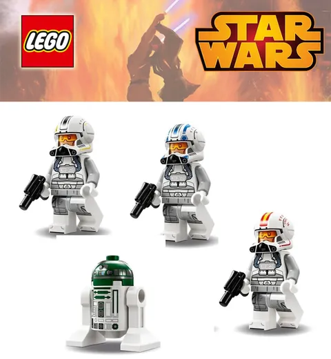 LEGO Star Wars Odd Ball Jag Clone Pilot & R4-p44  from set 75402 ARC 170