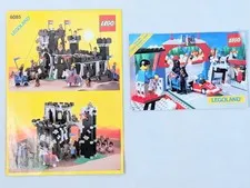 Vintage LEGO 6085 Black Monarch's Castle instruction manual only Legoland Castle