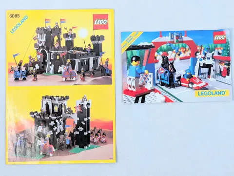 Vintage LEGO 6085 Black Monarch's Castle instruction manual only Legoland Castle