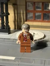 Custom UV Commissioner Gordon (Dark Grey) LEGO Batman 1 2006 Game Minifigure