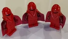 Lego Star Wars Lot of (3) Royal Guard Imperial Dark Red Hands Minifigure