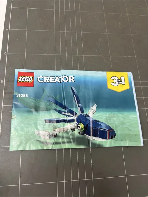 VINTAGE TOY LEGO MANUAL INSTRUCTIONS BOOKLET ART CREATOR 31088