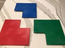 LEGO Lap Table Vintage Storage Trays 3 Sliding Base Plates for Table