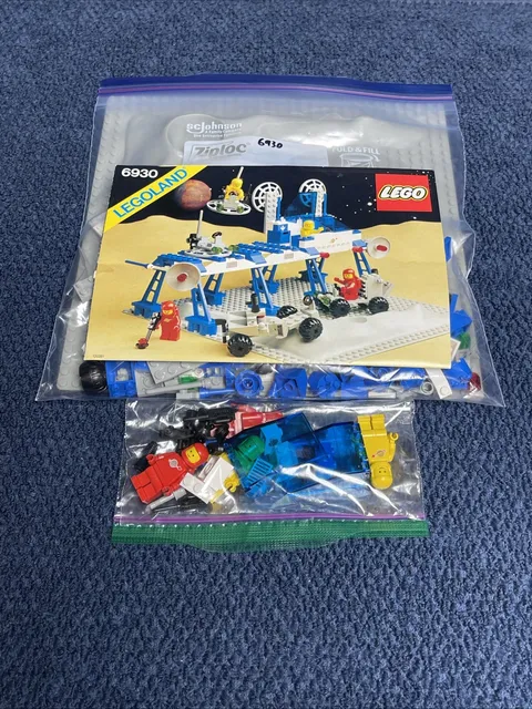 LEGO Classic Space 6930 Space Supply Station 100% Complete W/Instructions