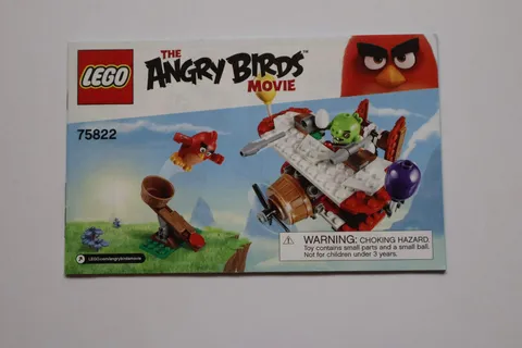 LEGO® The Angry Birds Movie 75822 Piggy Plane Attack Instruction Manual Only!
