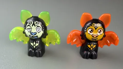Lego Shadow Bat Crase Minifigure elf057 Elves elf055 Hippo Rare Retired Lot Of 2